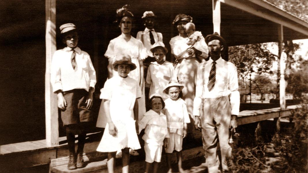 The A. J. Fuchs family, 1917